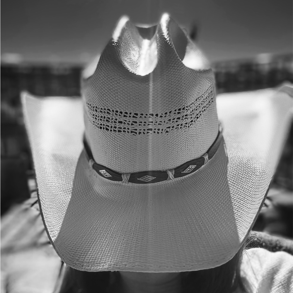 Stetson Stallion Cowboy Cowgirl Western Hat Cream Small Sun Straw Concert Billy - Picture 5 of 10